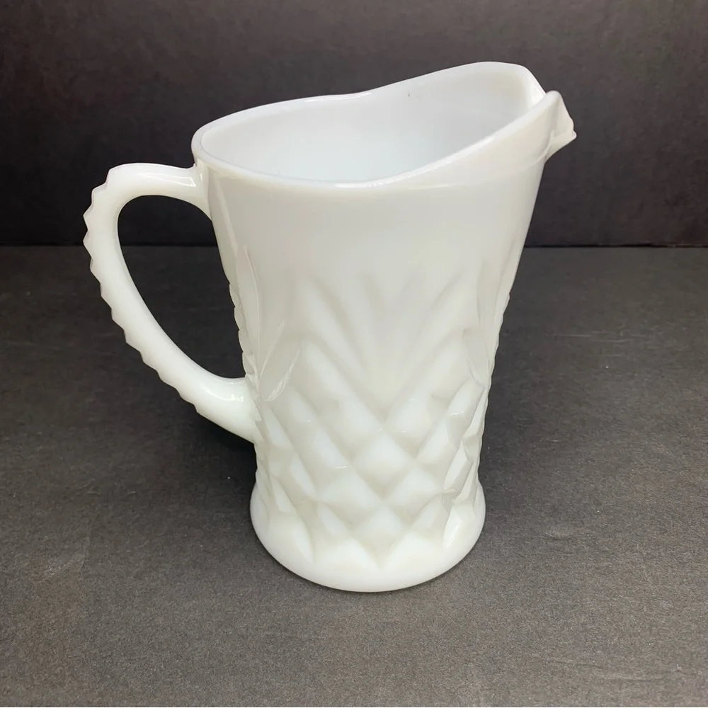 Vintage Anchor Hocking Milk Glass Creamer
